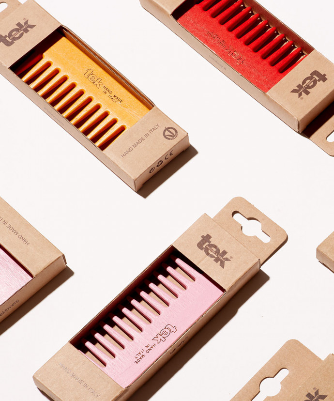 Petit Peigne Démêloir en Frêne TEK Naturel