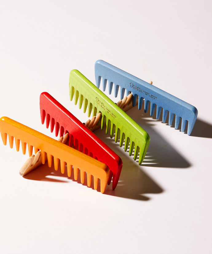 Petit Peigne Démêloir en Frêne TEK Naturel