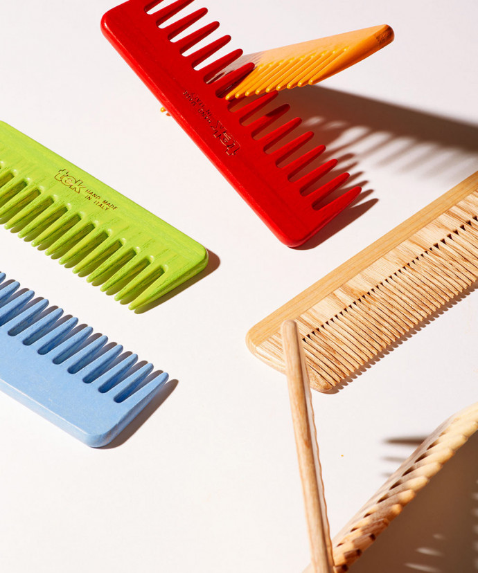 Petit Peigne Démêloir en Frêne TEK Naturel