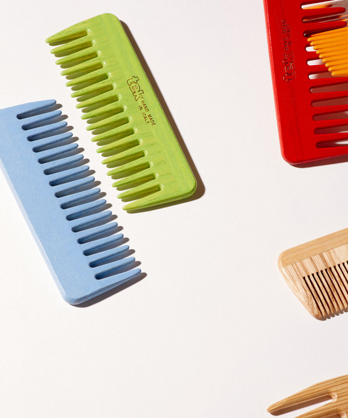 Petit Peigne Démêloir en Frêne TEK Naturel