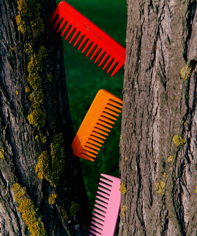 Petit Peigne Démêloir en Frêne TEK Naturel